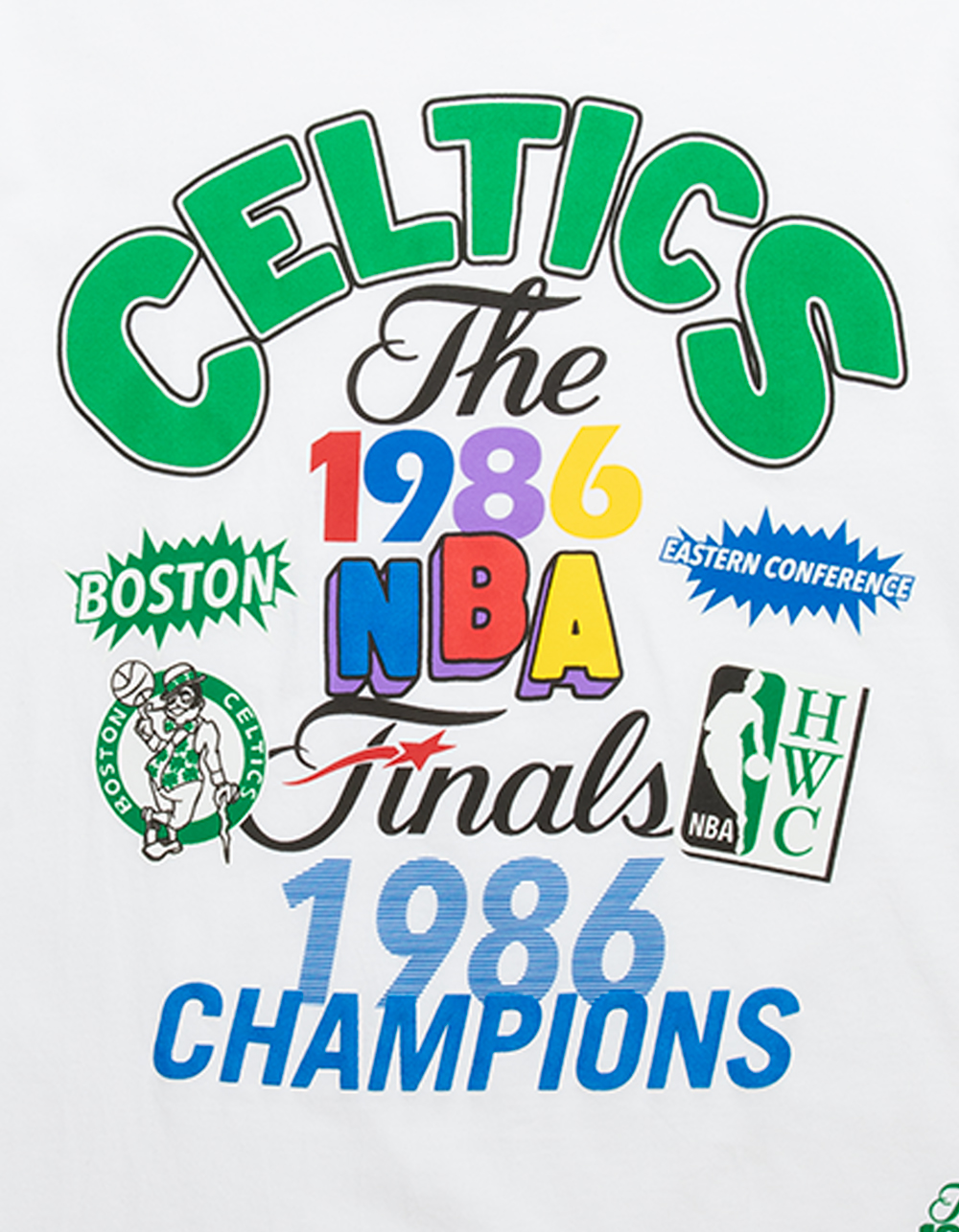 Mitchell & Ness NBA Boston Celtics champions t-shirt in black