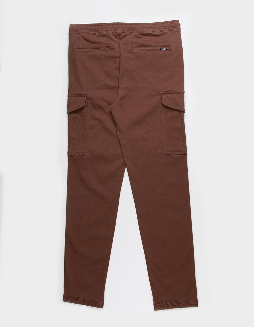 RSQ Boys Twill Cargo Jogger Pants - BROWN