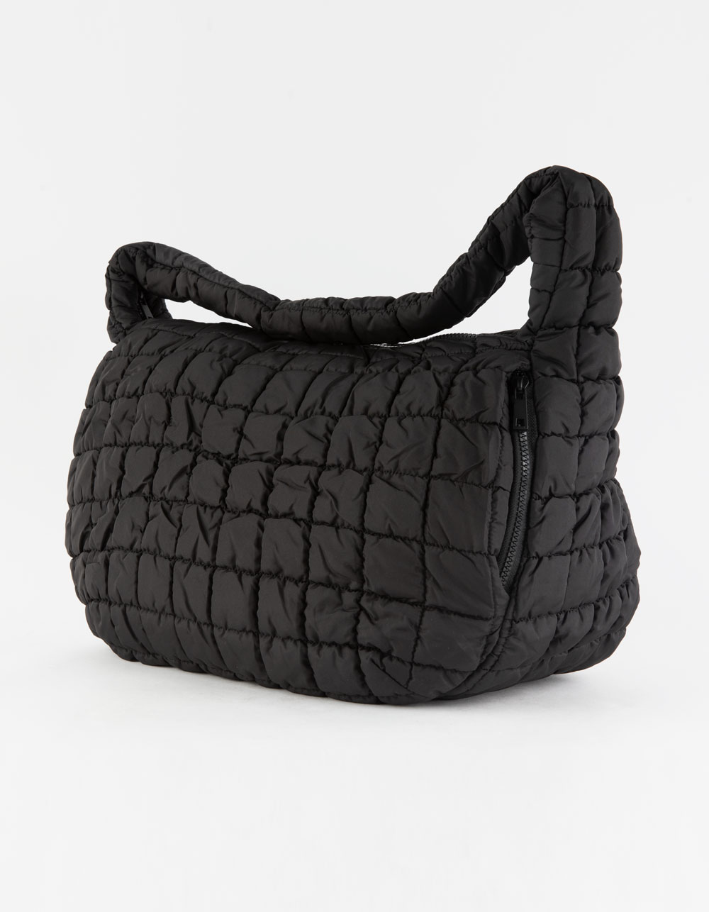 Quilted Large Shoulder Bag - BLACK | Tillys