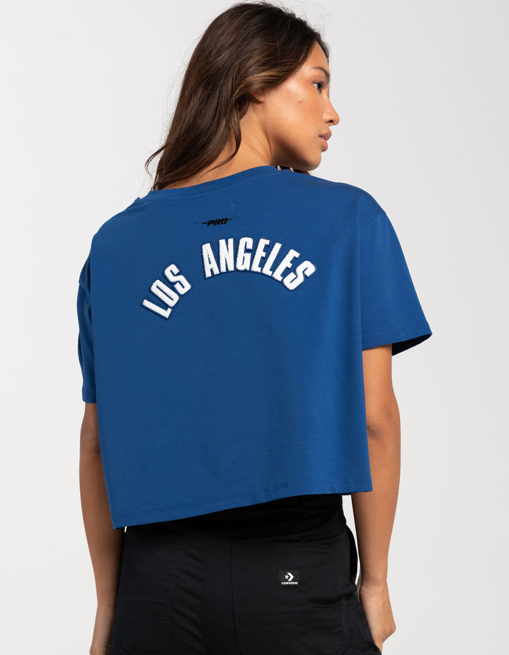 PRO STANDARD Los Angeles Dodgers Womens Crop Tee