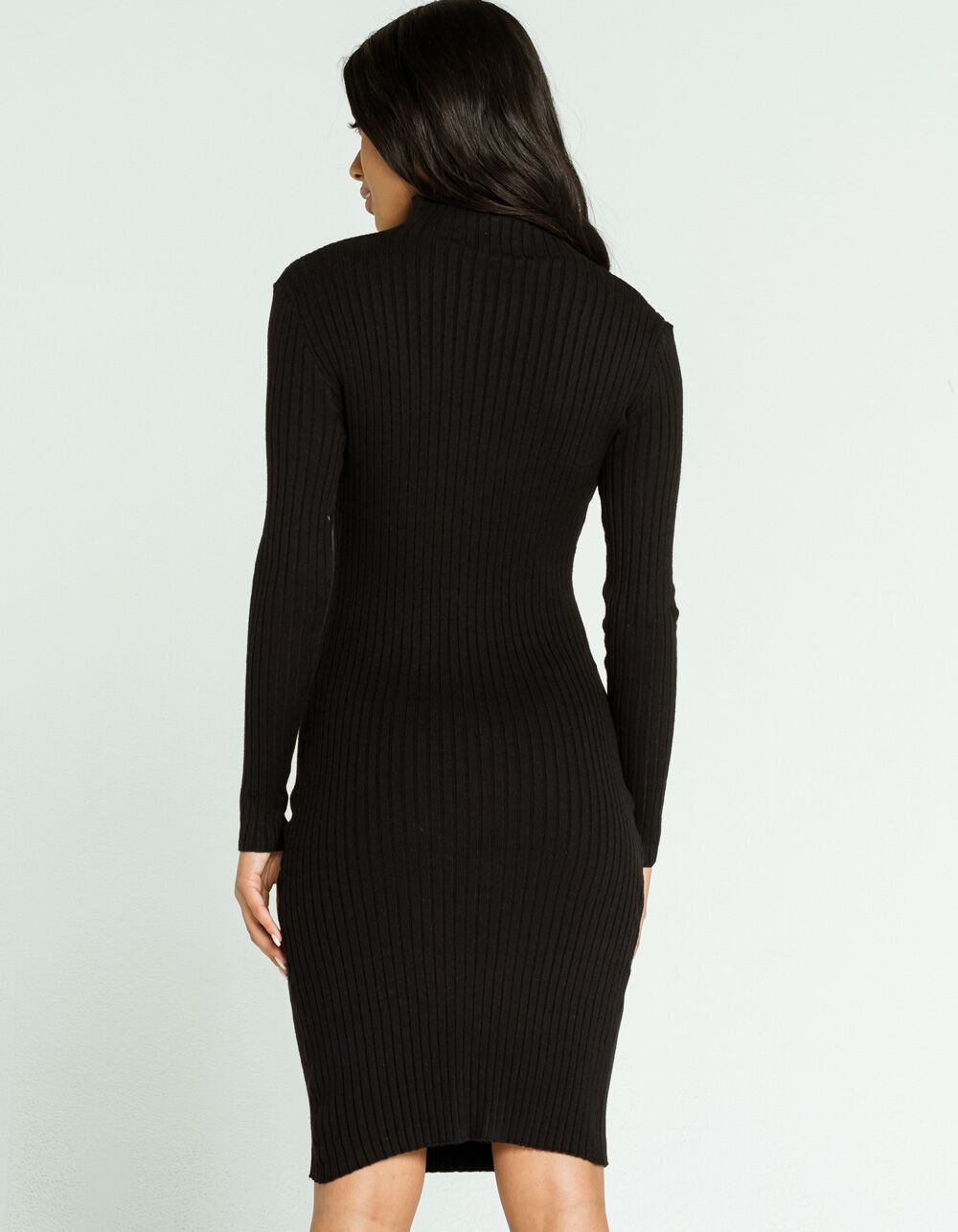 TIMING Mock Neck Sweater Dress - BLACK | Tillys