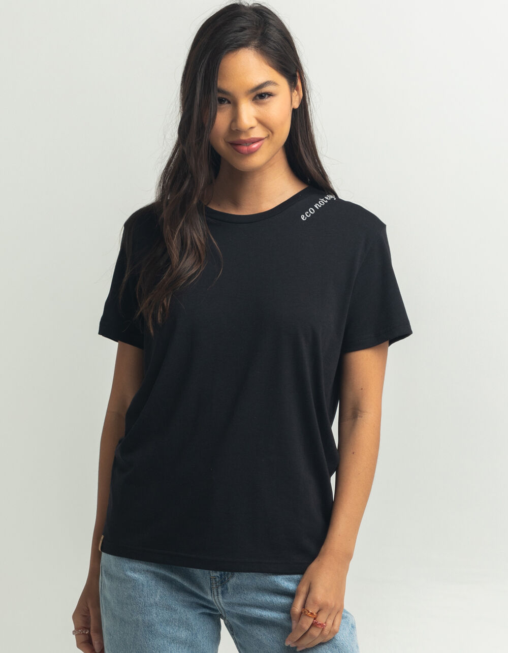 TENTREE Eco Not Ego Womens Oversized Tee - BLACK | Tillys