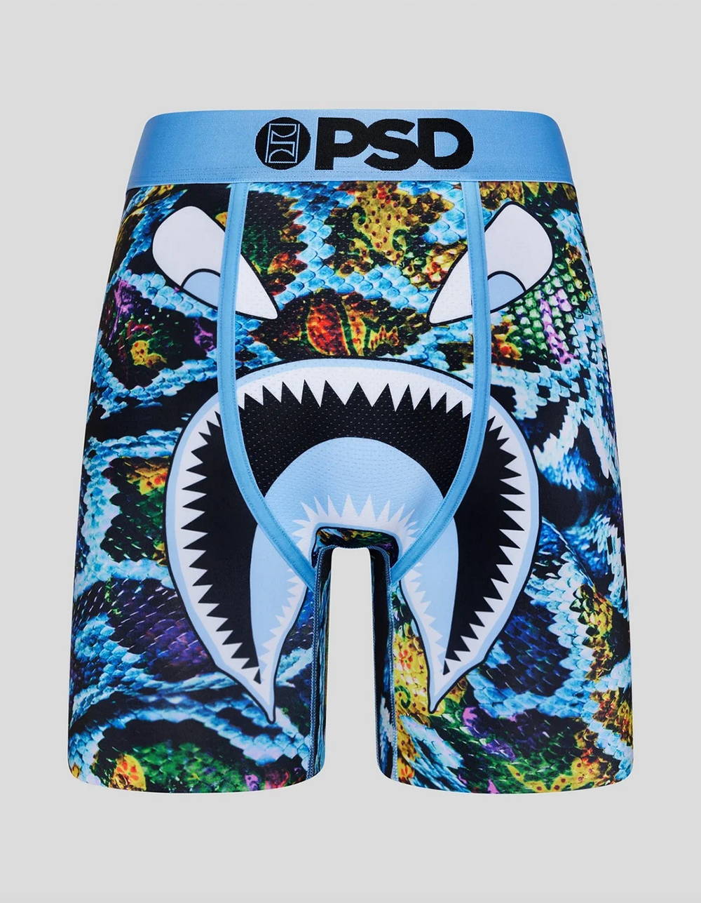 PSD Underwear Womens Warface Neon Cats Blue Sports Bra Blue Large