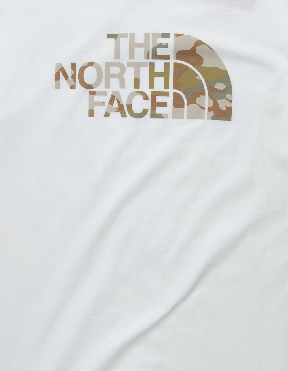 THE NORTH FACE Half Dome Khaki & Camo Mens T-Shirt - WHITE | Tillys