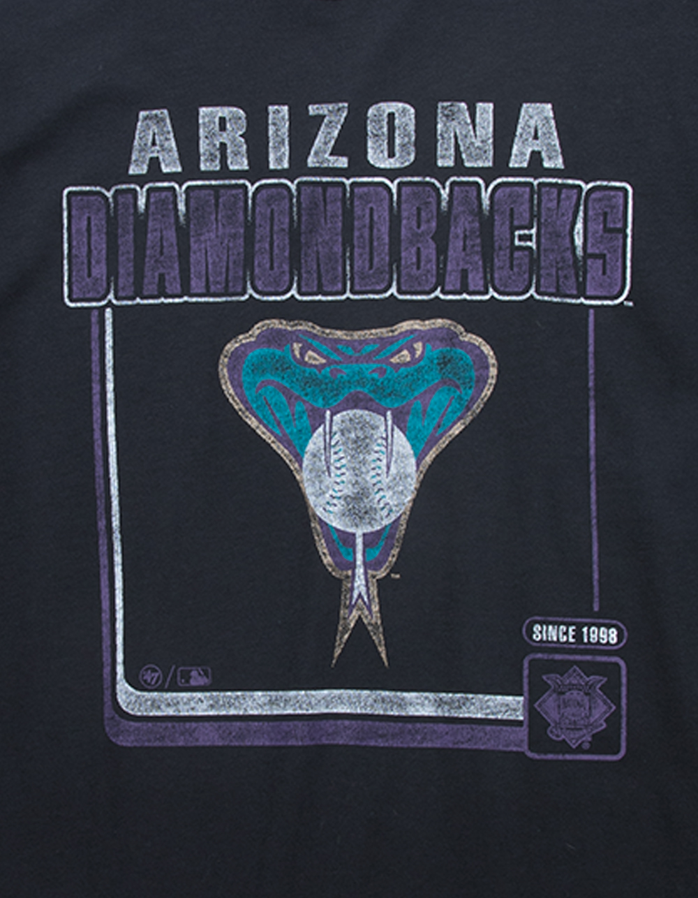 Youth Arizona Diamondbacks Black Cooperstown T-Shirt