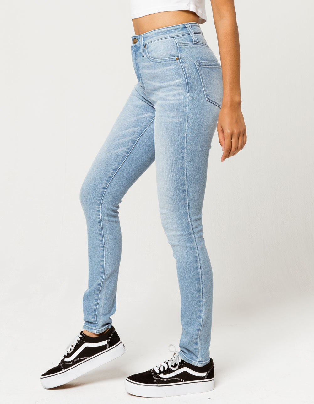 RSQ High Rise Light Wash Womens Skinny Jeans - LIGHT WASH | Tillys