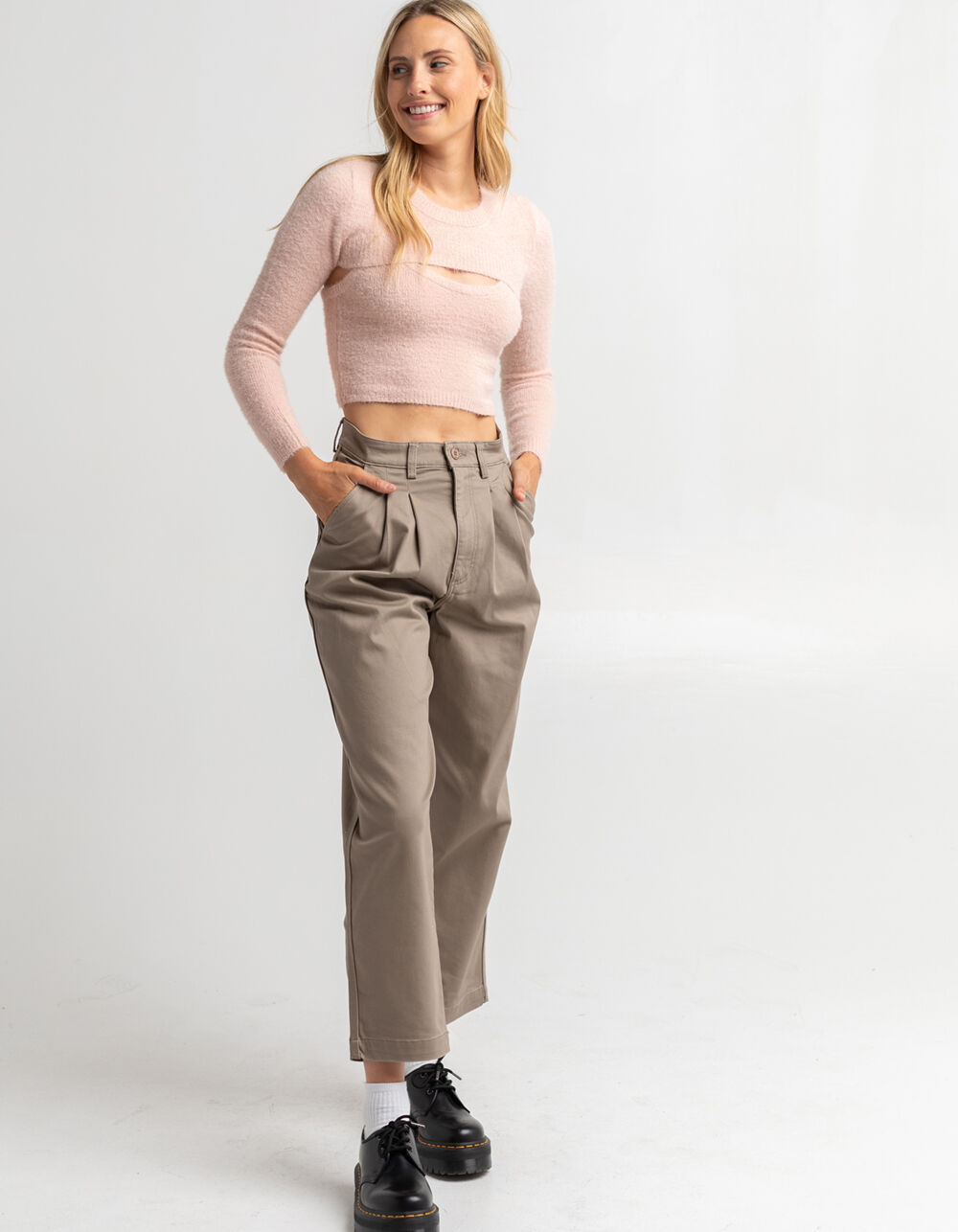LEE TEX Regular Fit Women White Trousers  Price History