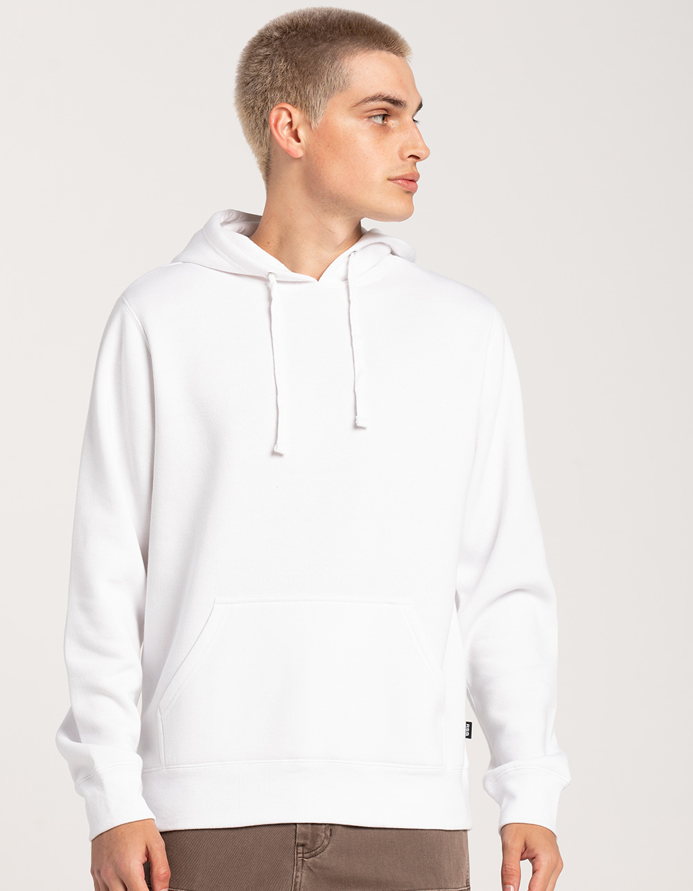 RSQ Mens Pullover Fleece Hoodie - WHITE | Tillys