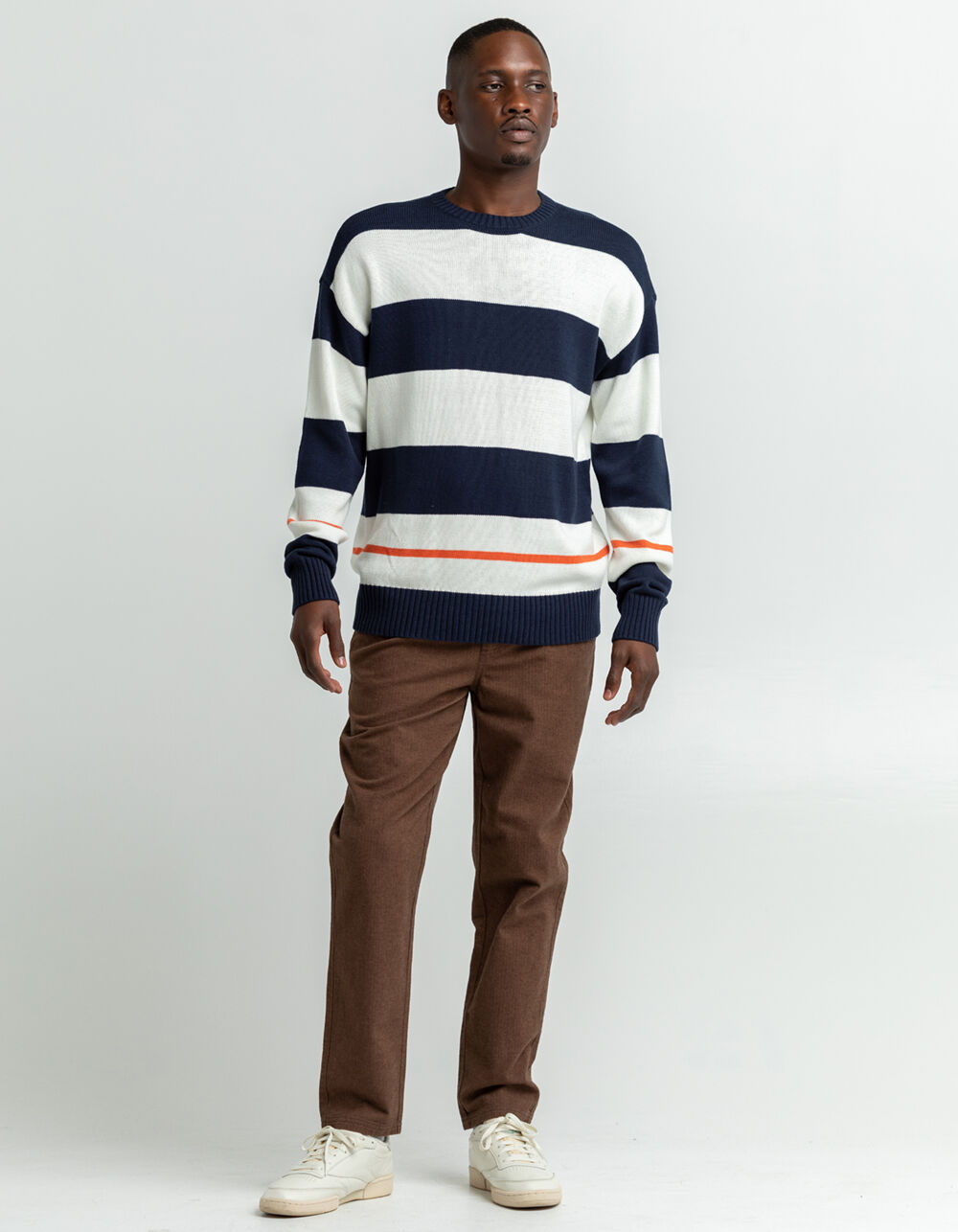 RSQ Mens Stripe Sweater - NAVY/WHITE | Tillys