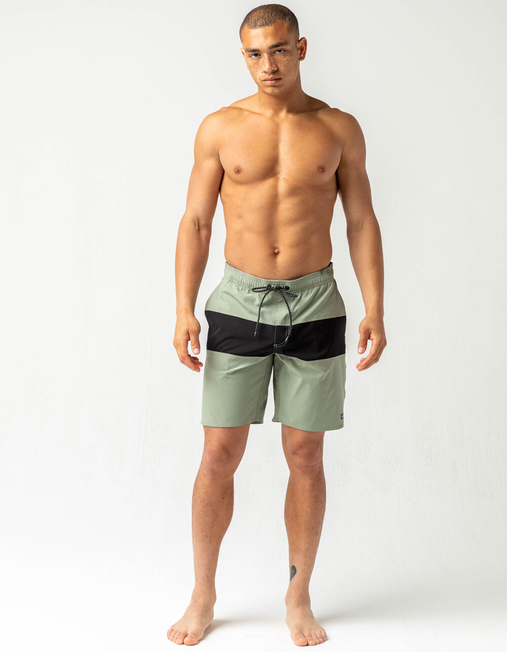 SALTY CREW Beacons Mens Olive Volley Shorts - OLIVE | Tillys