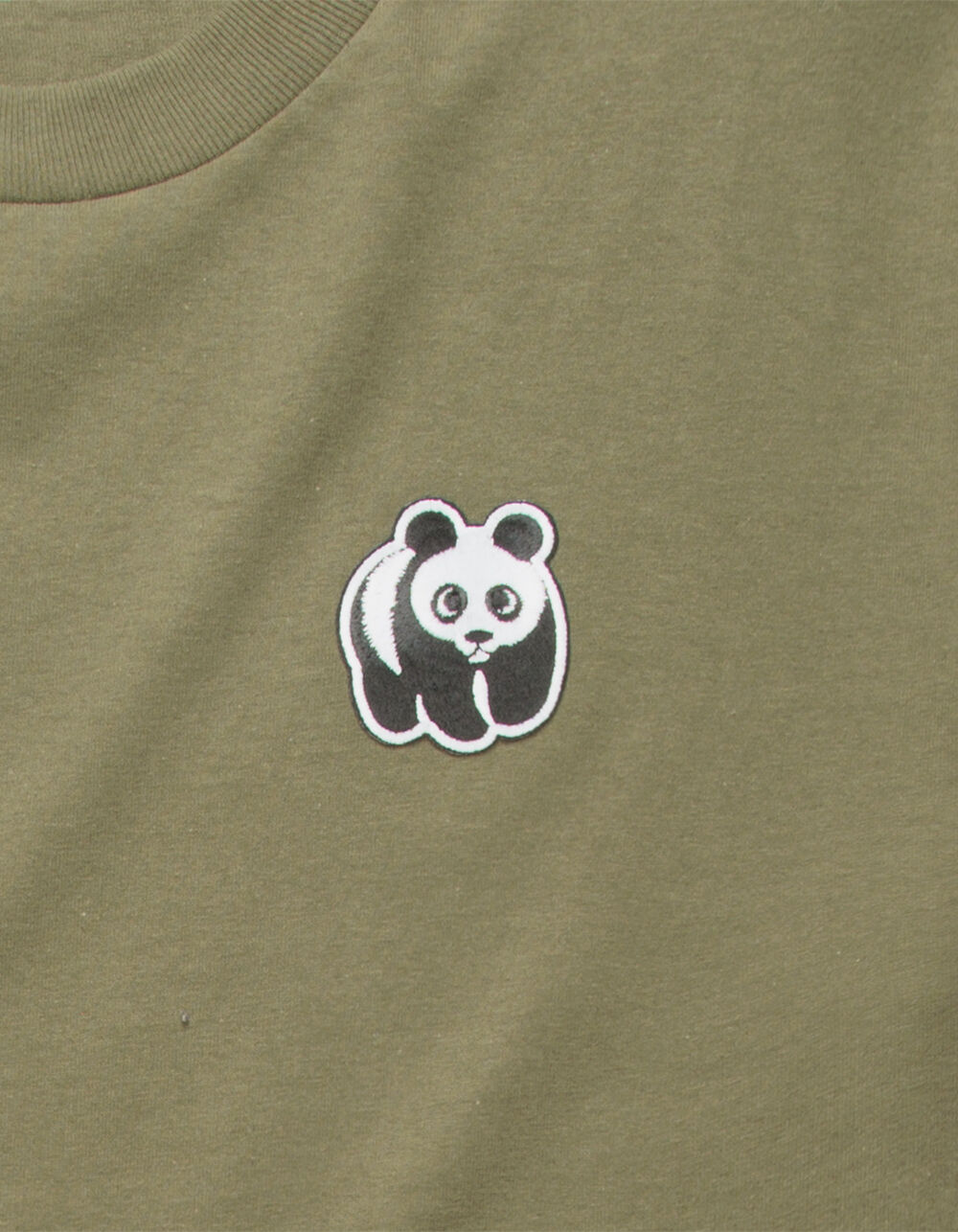 RETROFIT Panda Patch Mens T-Shirt - OLIVE | Tillys