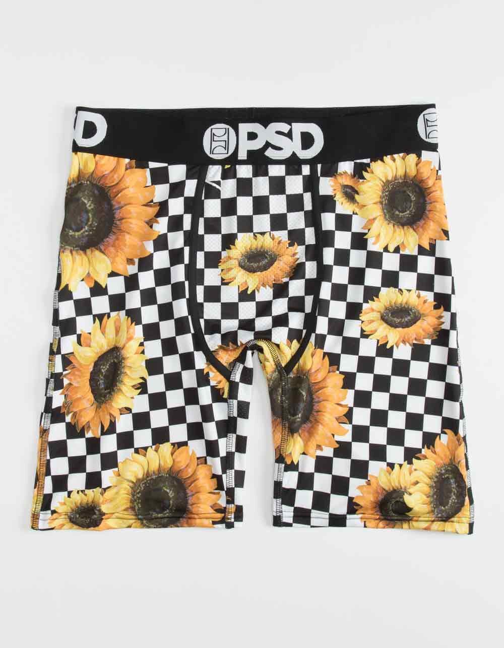 PSD x Sommer Ray Sunflower Check Mens Boxer Briefs