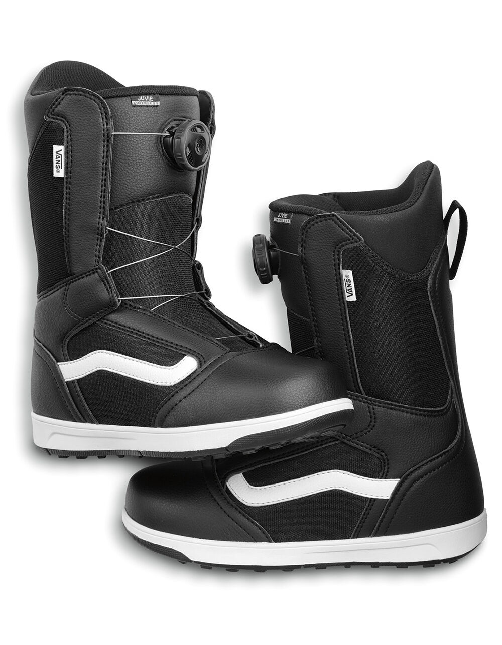 VANS Juvie Linerless Kids Snowboard Boots - BLACK/WHITE | Tillys