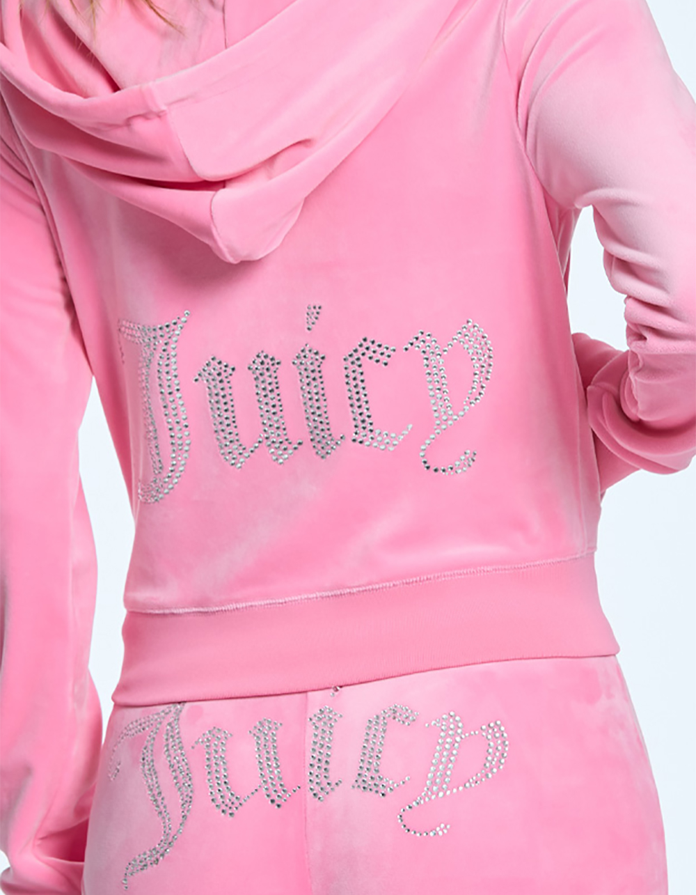 Juicy Couture Og Bling Hoodie In Vixen Pink