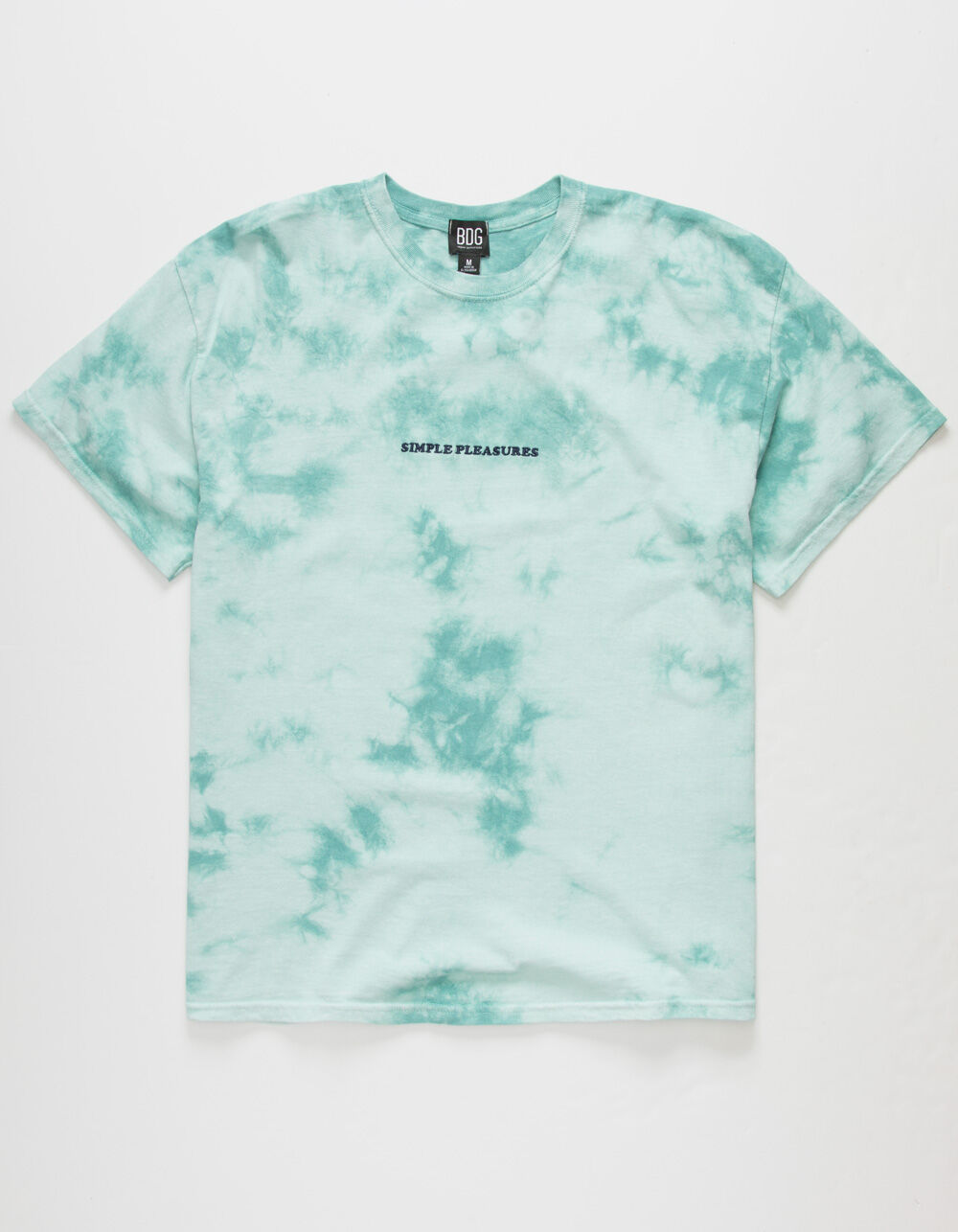 BDG Urban Outfitters Tie Dye Embroidered Mens Mint T-Shirt - MINT | Tillys