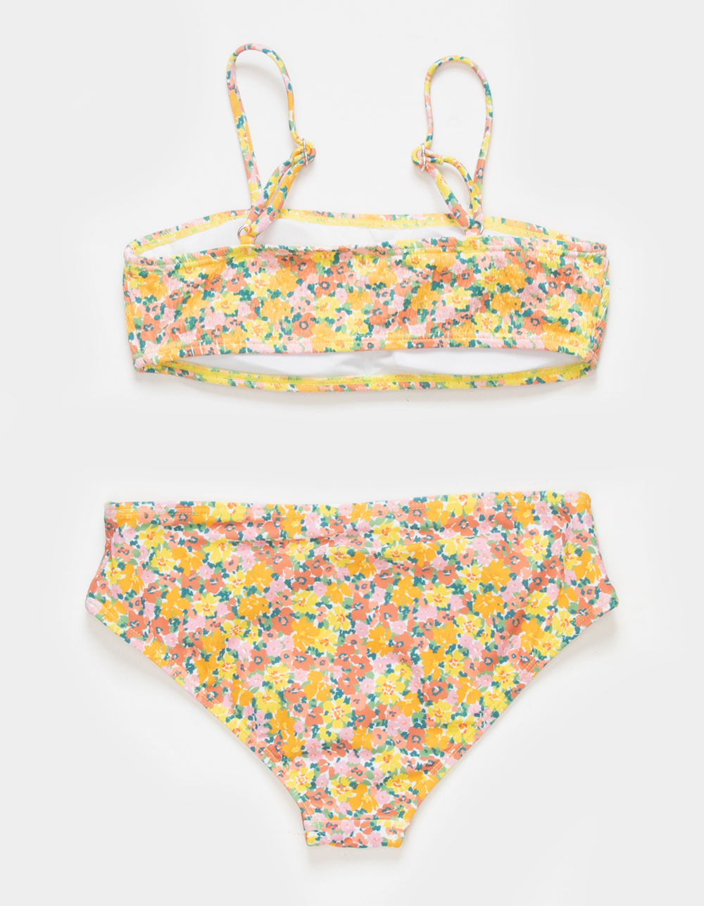 Girls' Bralette Bikini with ruffles Multiprints