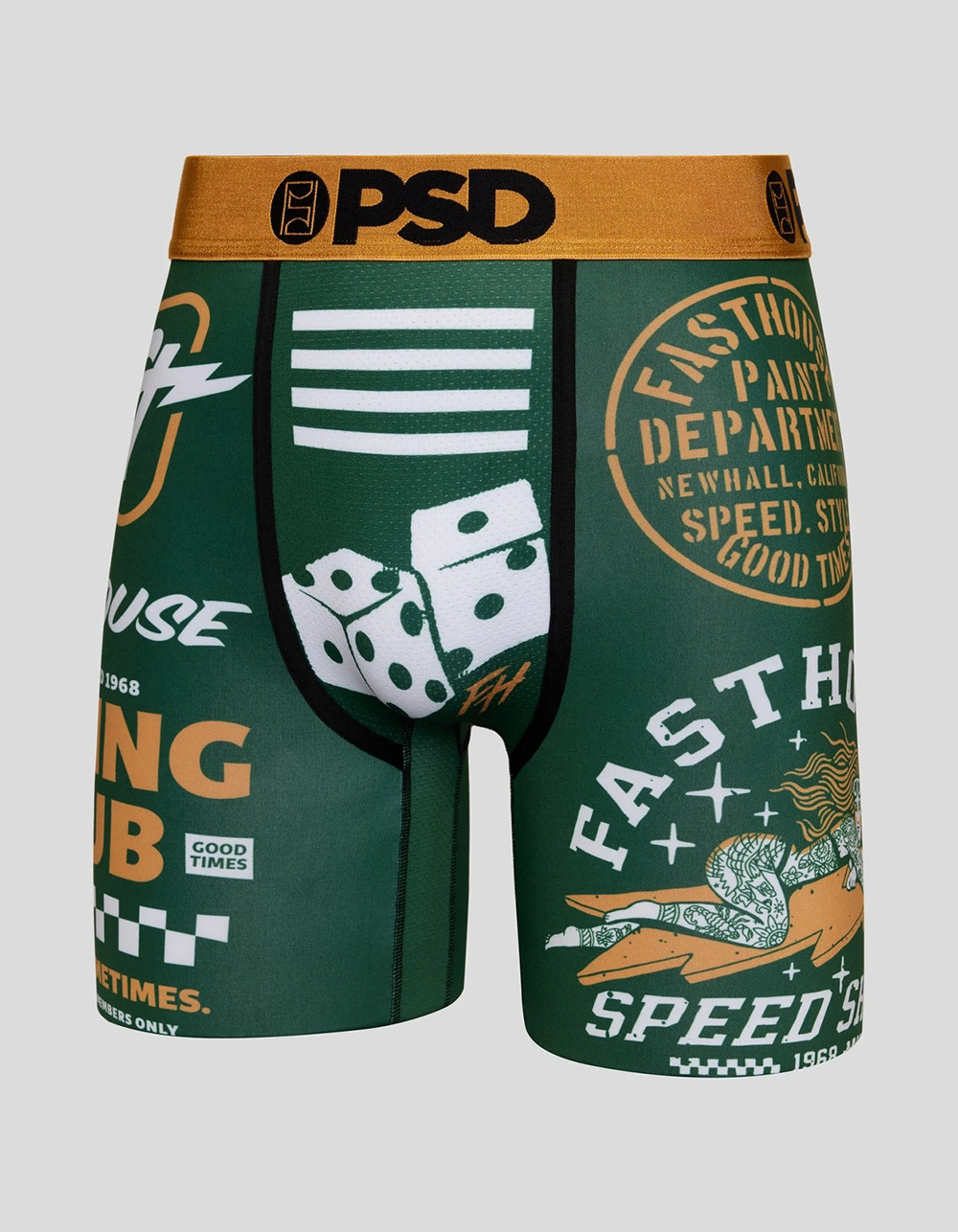 PSD Men's Monogram Luxe 3-Pack Boxer Briefs, Multi, S at