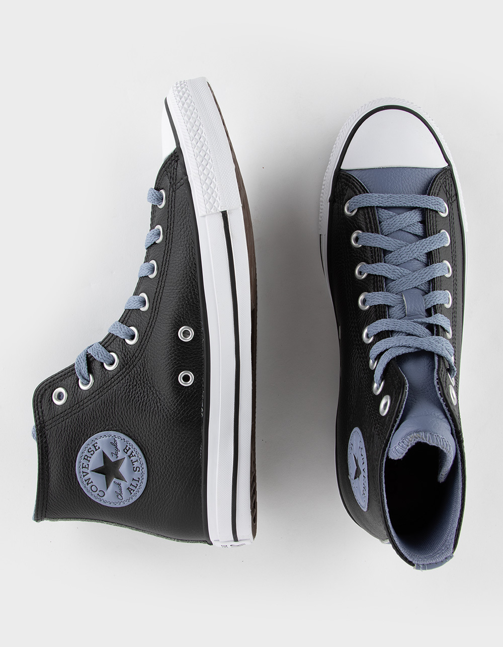 CONVERSE Chuck Taylor All Star Leather High Top Shoes - BLK/WHT | Tillys