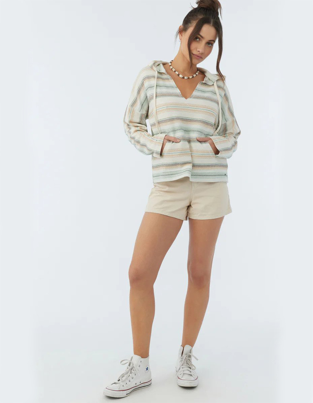 O'NEILL Rosarito Womens Pullover Hoodie - Cream Combo | Tillys