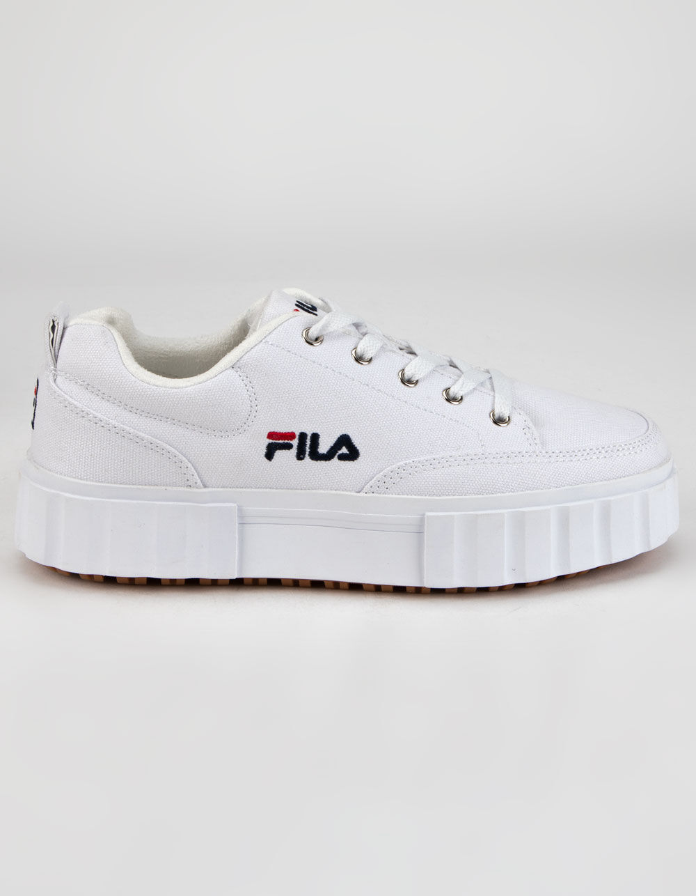 FILA Sandblast Low Canvas Womens Shoes - WHITE | Tillys
