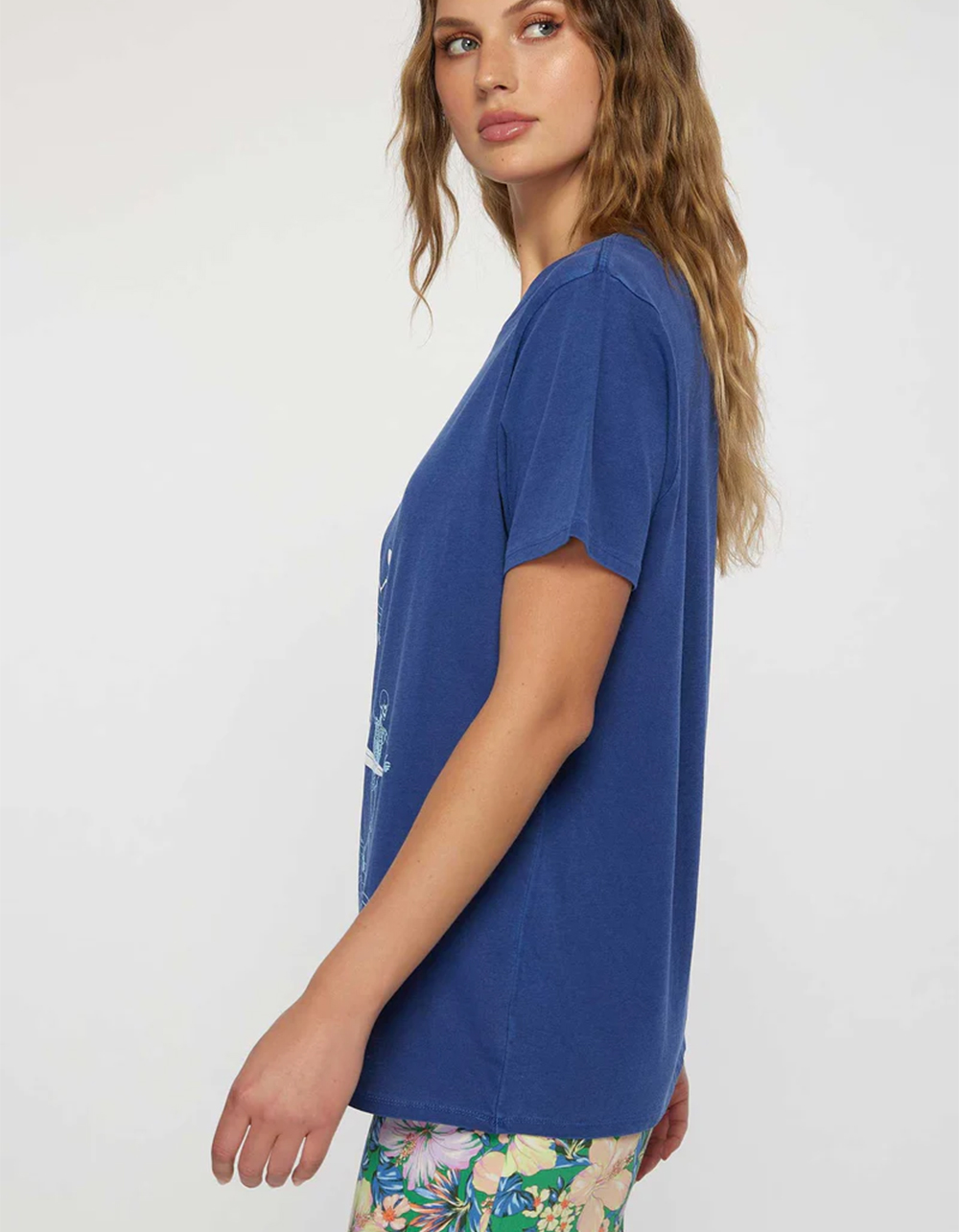 O'NEILL Party Wave Womens Oversized Tee - BLUE | Tillys
