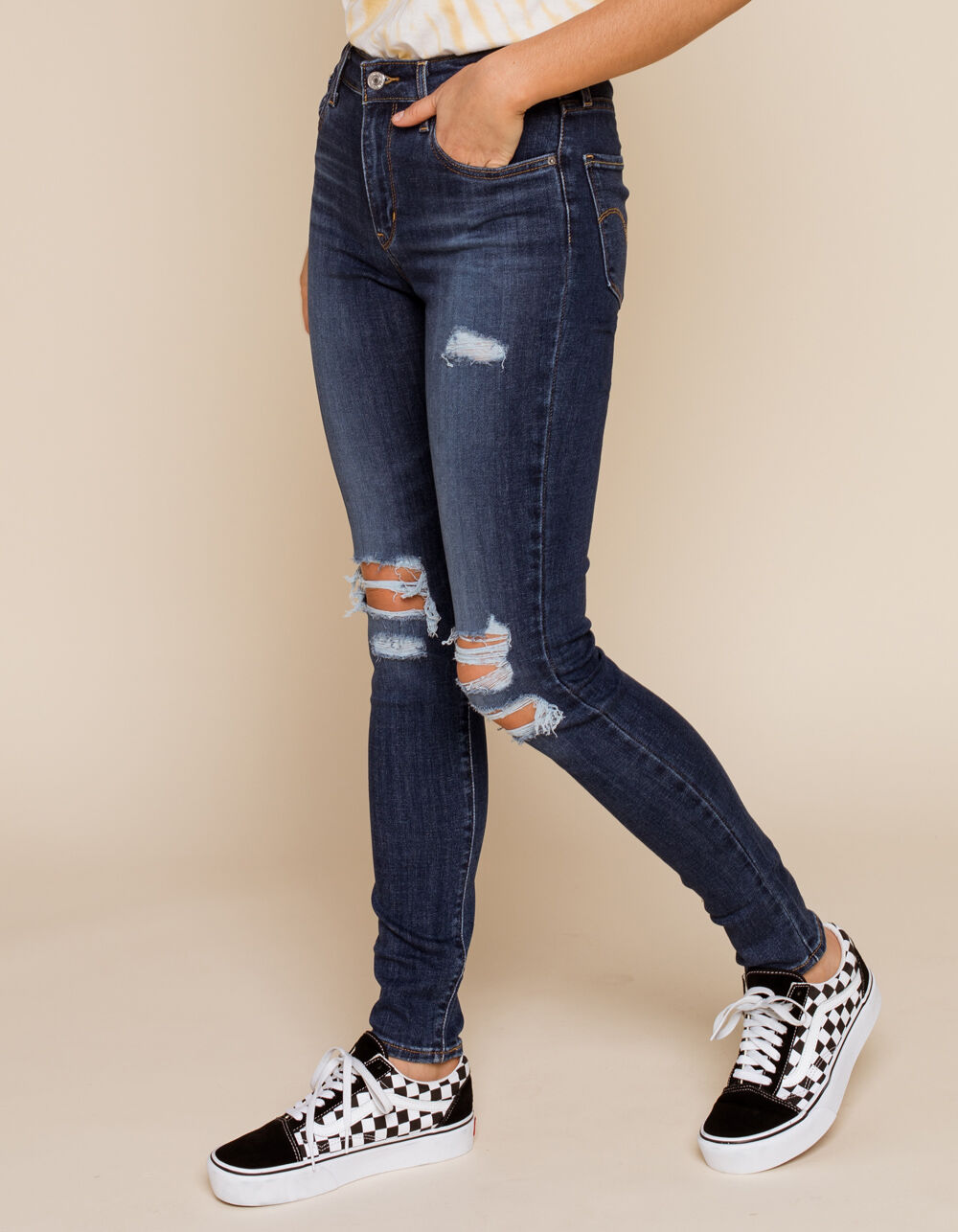 LEVI'S 721 Womens High Rise Skinny Jeans - DARK WASH | Tillys