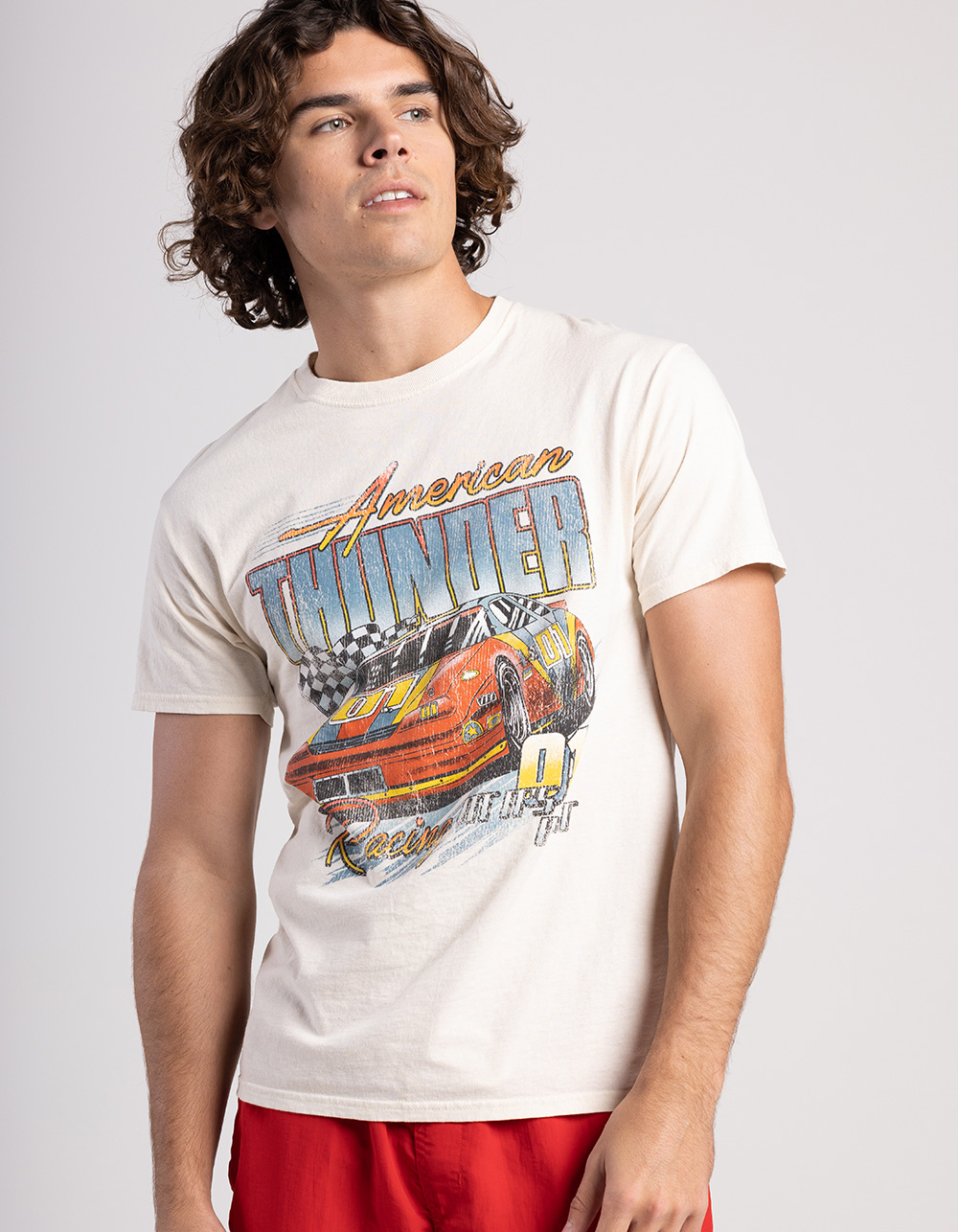RSQ Mens American Thunder Tee - NATURAL | Tillys
