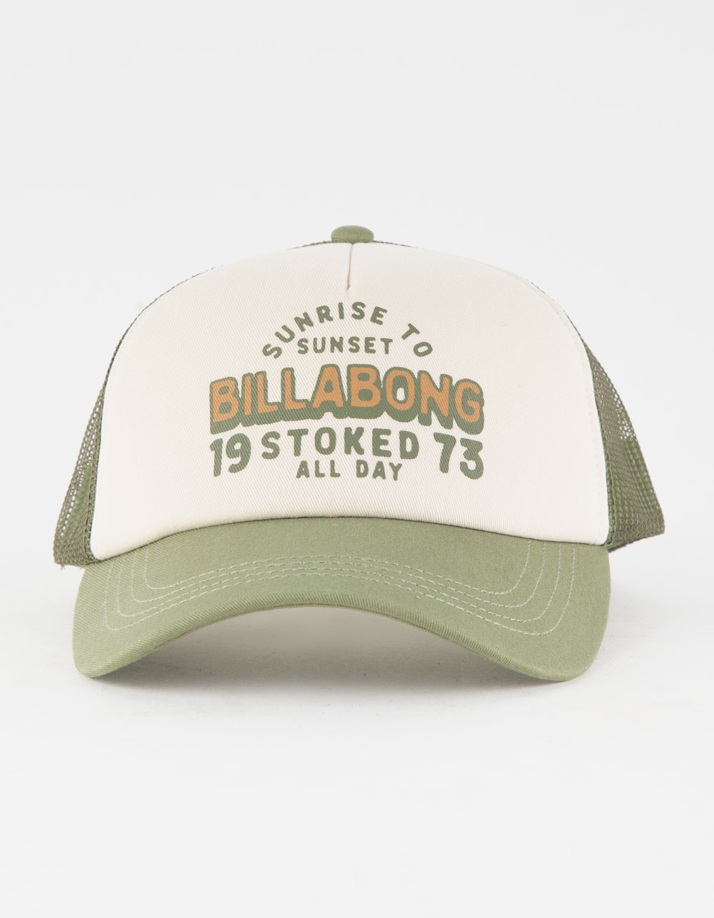 WHITE/OLIVE - Forever | Aloha BILLABONG Womens Hat Trucker Tillys
