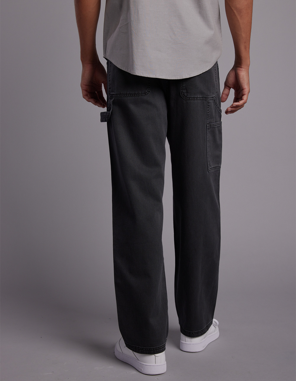 RSQ Mens Twill Utility Pants - WASHED BLACK | Tillys