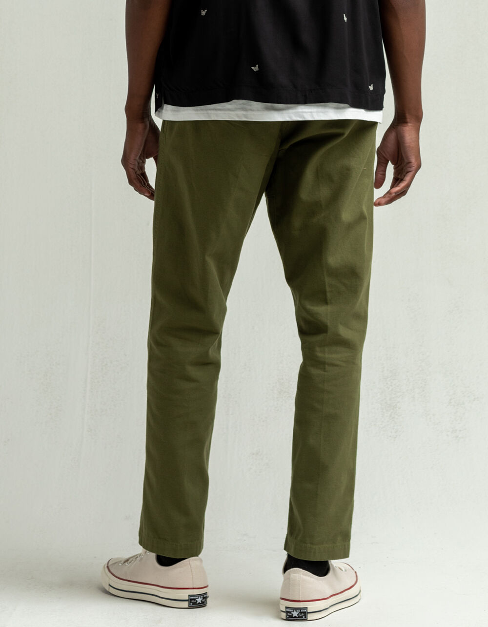 OBEY Ideals Organic Traveler Mens Pants - ARMY | Tillys