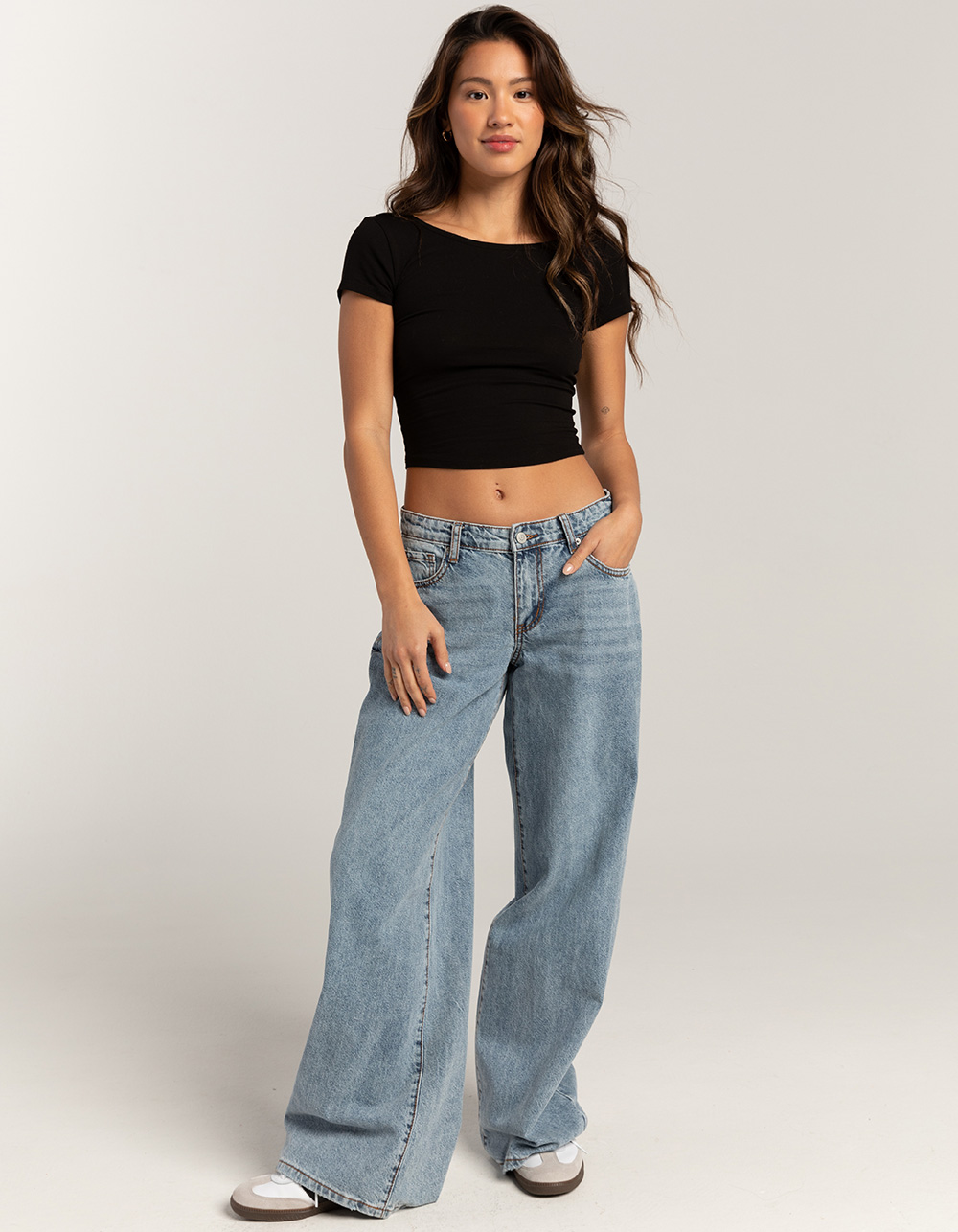 RSQ Womens Low Rise Straight Jeans - ShopStyle