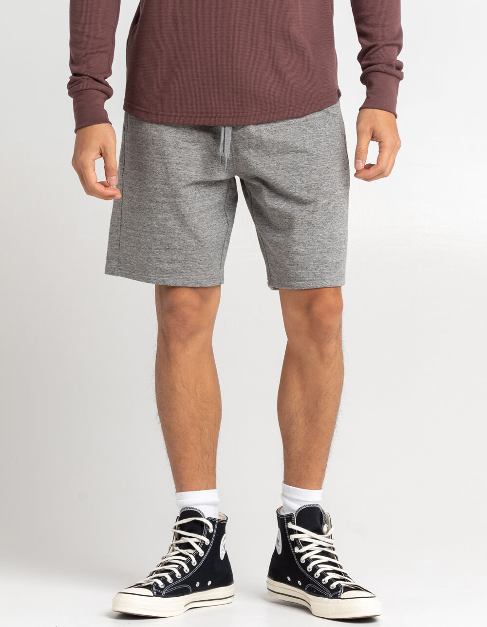 RSQ Mens Heather Sweat Tillys Shorts Gray GRAY | HEATHER 