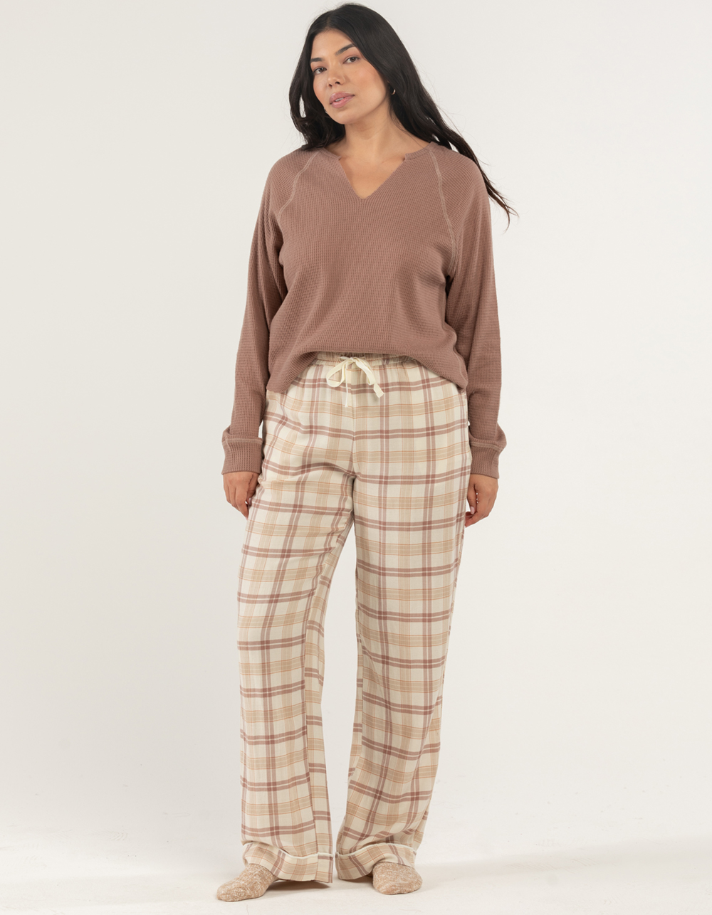 Source Womens 100 Cotton Super Soft Flannel Plaid PajamaLounge Pants on  malibabacom