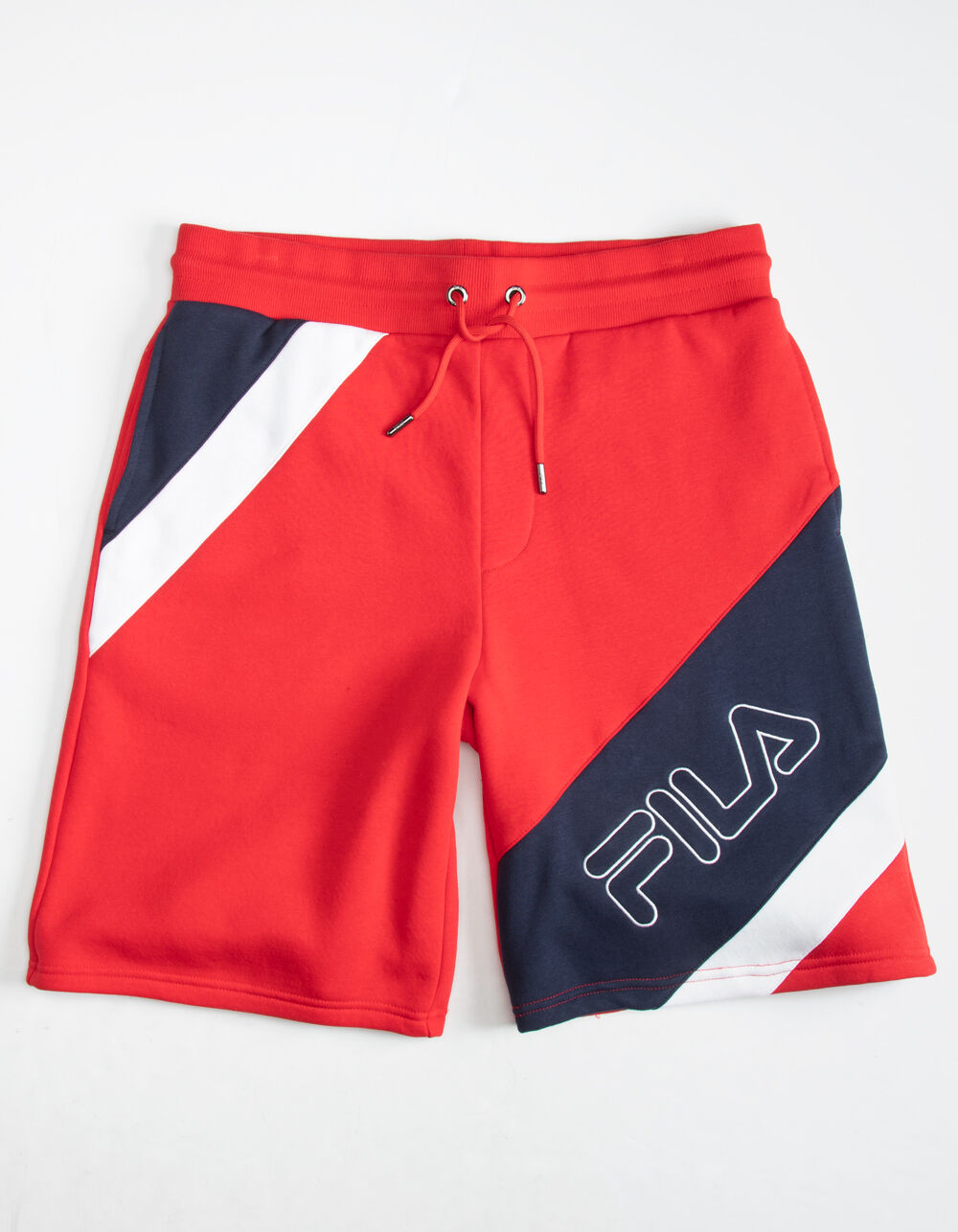 FILA Saburo Mens Sweat Shorts - RED | Tillys