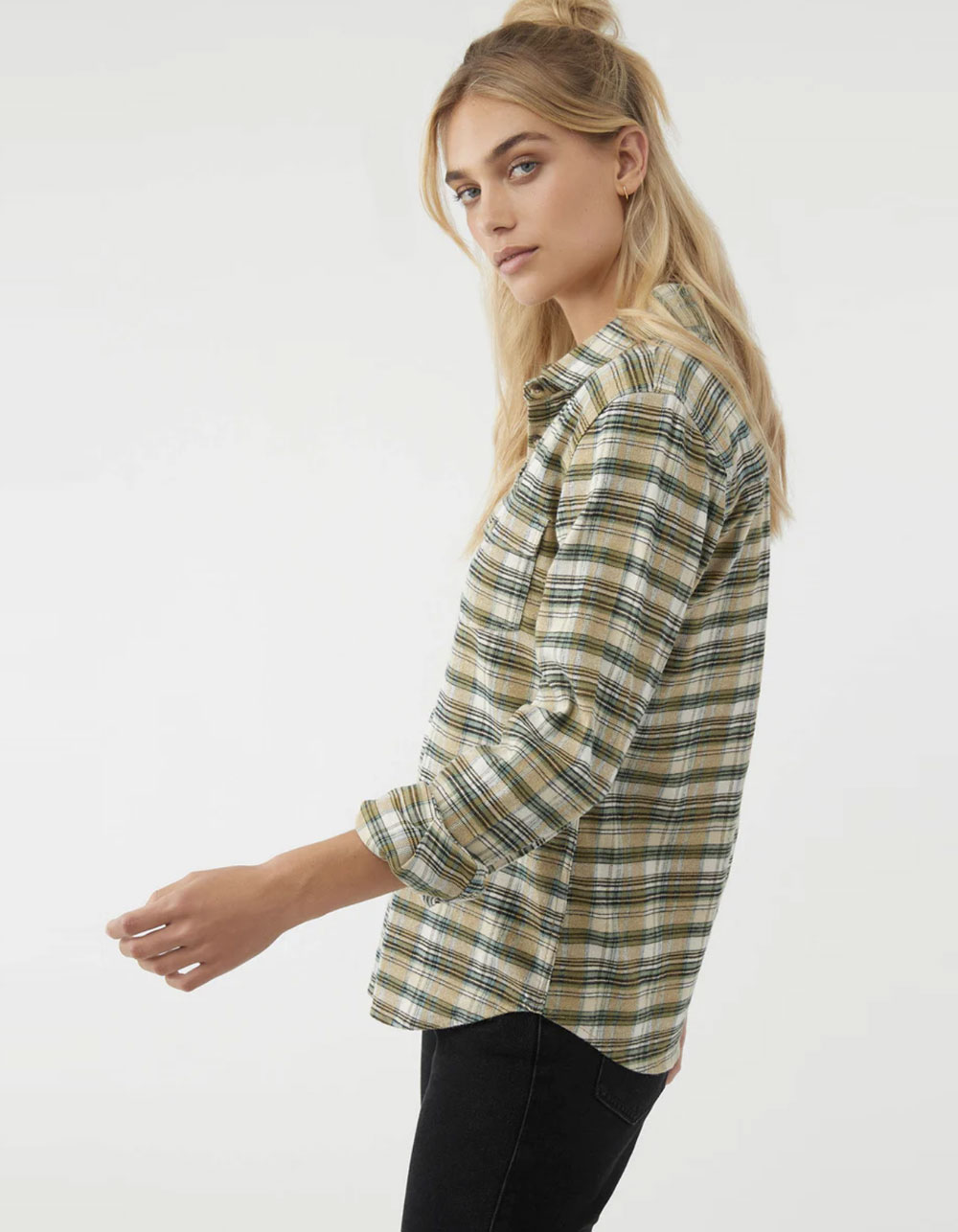 O'NEILL Nash Fleece Womens Shirt - OLIVE | Tillys