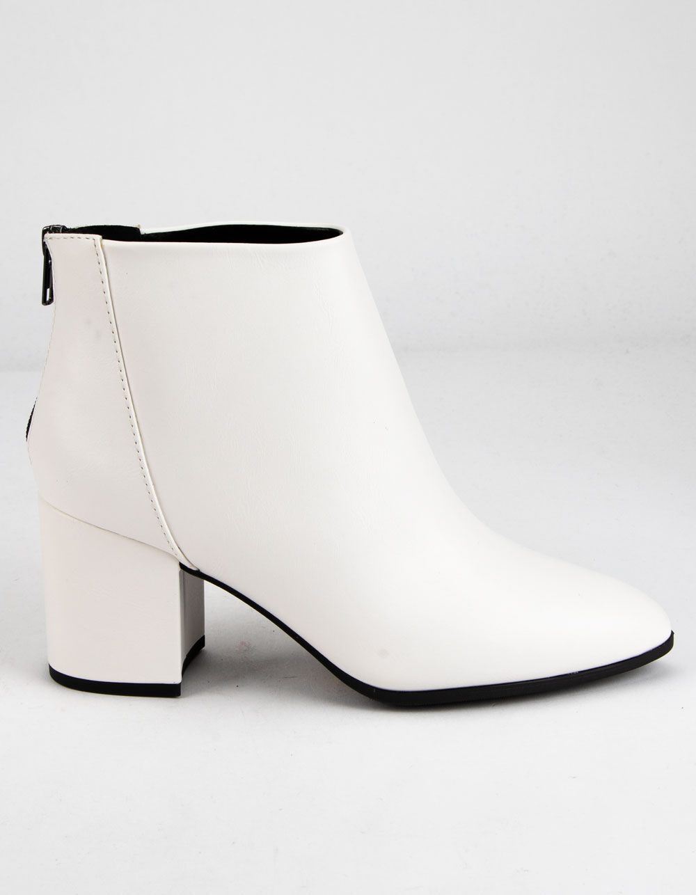 DELICIOUS Clean White Womens Booties - WHITE | Tillys