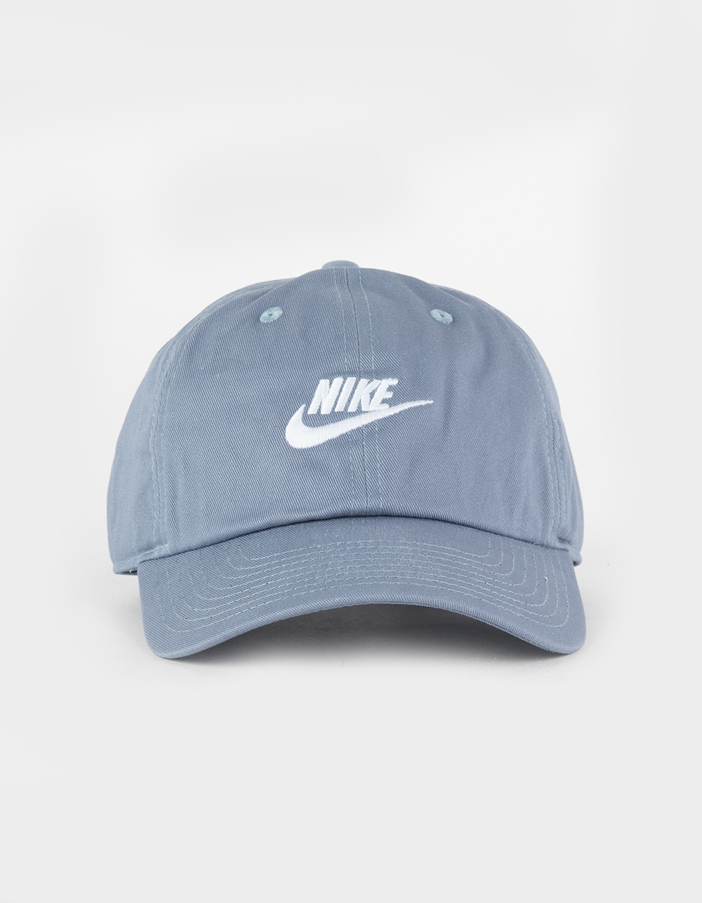 Nike Unisex Heritage 86 Sportswear Futura Twill Hat (One Size, White/Black)