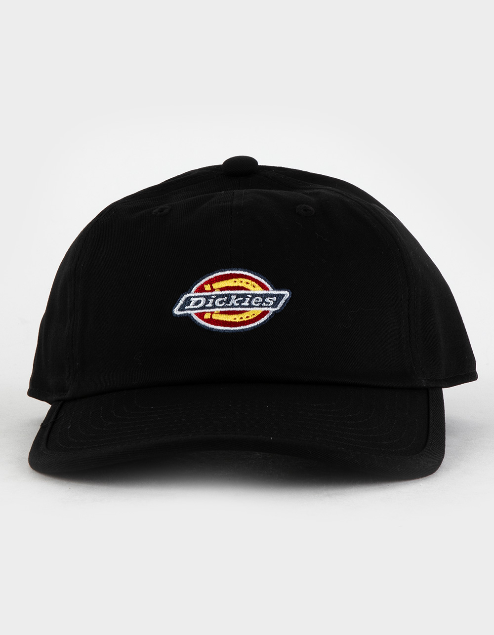 Dickies Embroidered Twill Strapback Dad Hat - Black - One Size