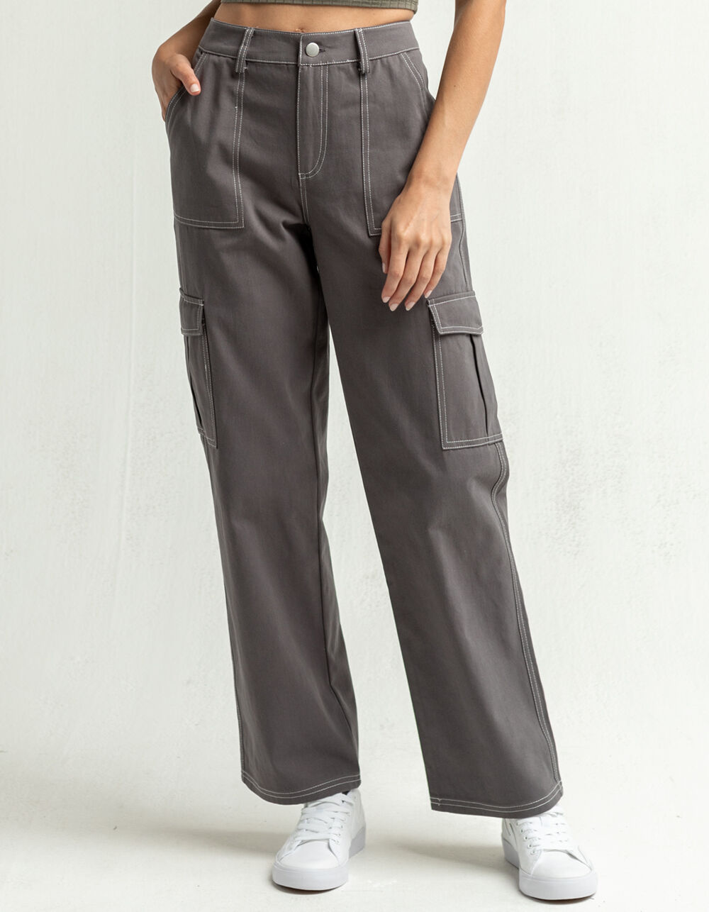 Electra Box Pocket Cargo Pants - Grey – JK Attire