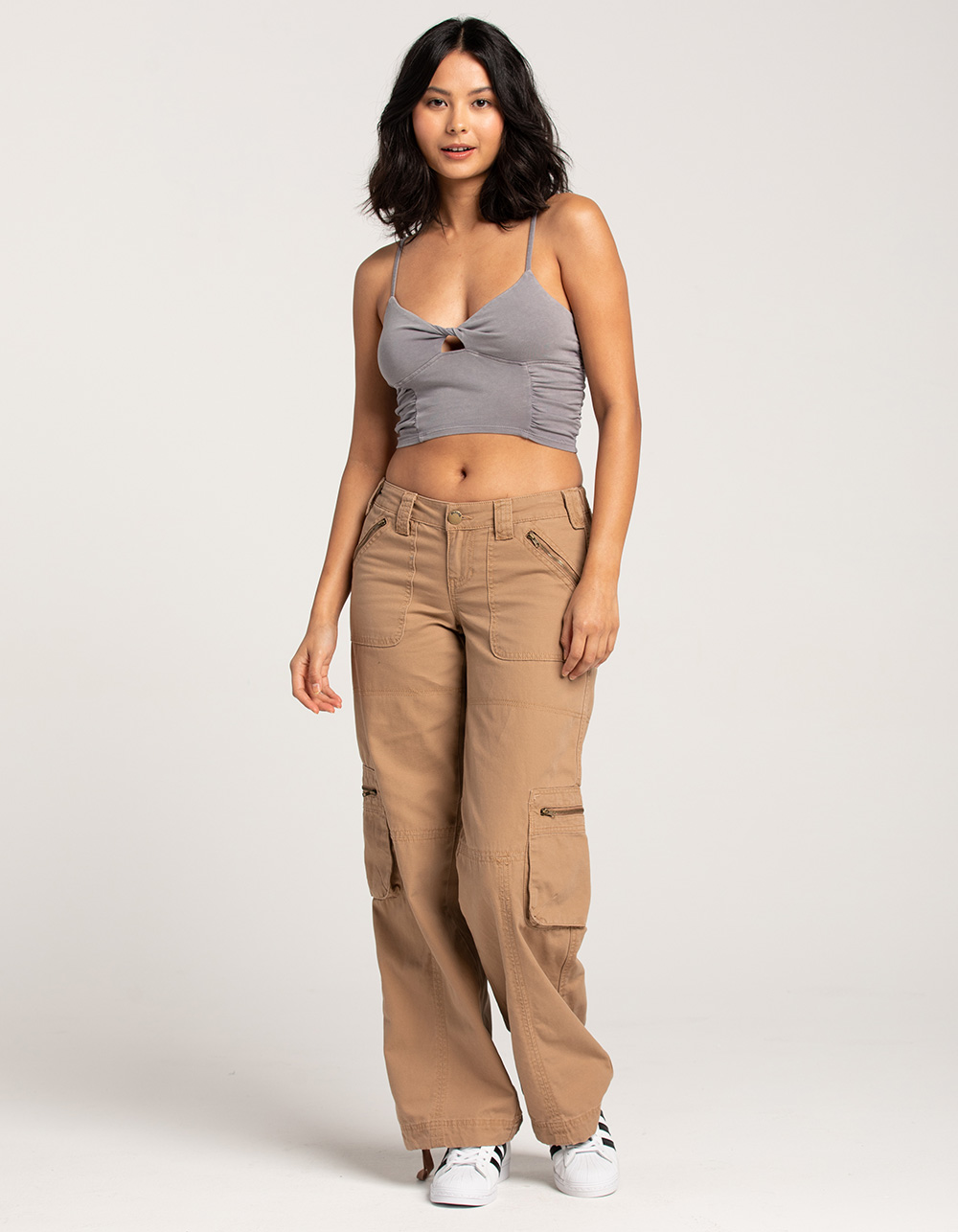 Women's Ultra High-Rise Drapey Cargo Pants