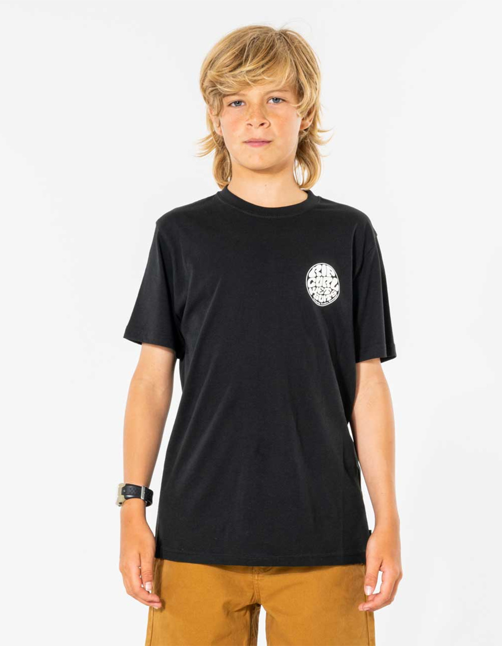 RIP CURL Wetsuit Icon Boys Tee - BLACK | Tillys