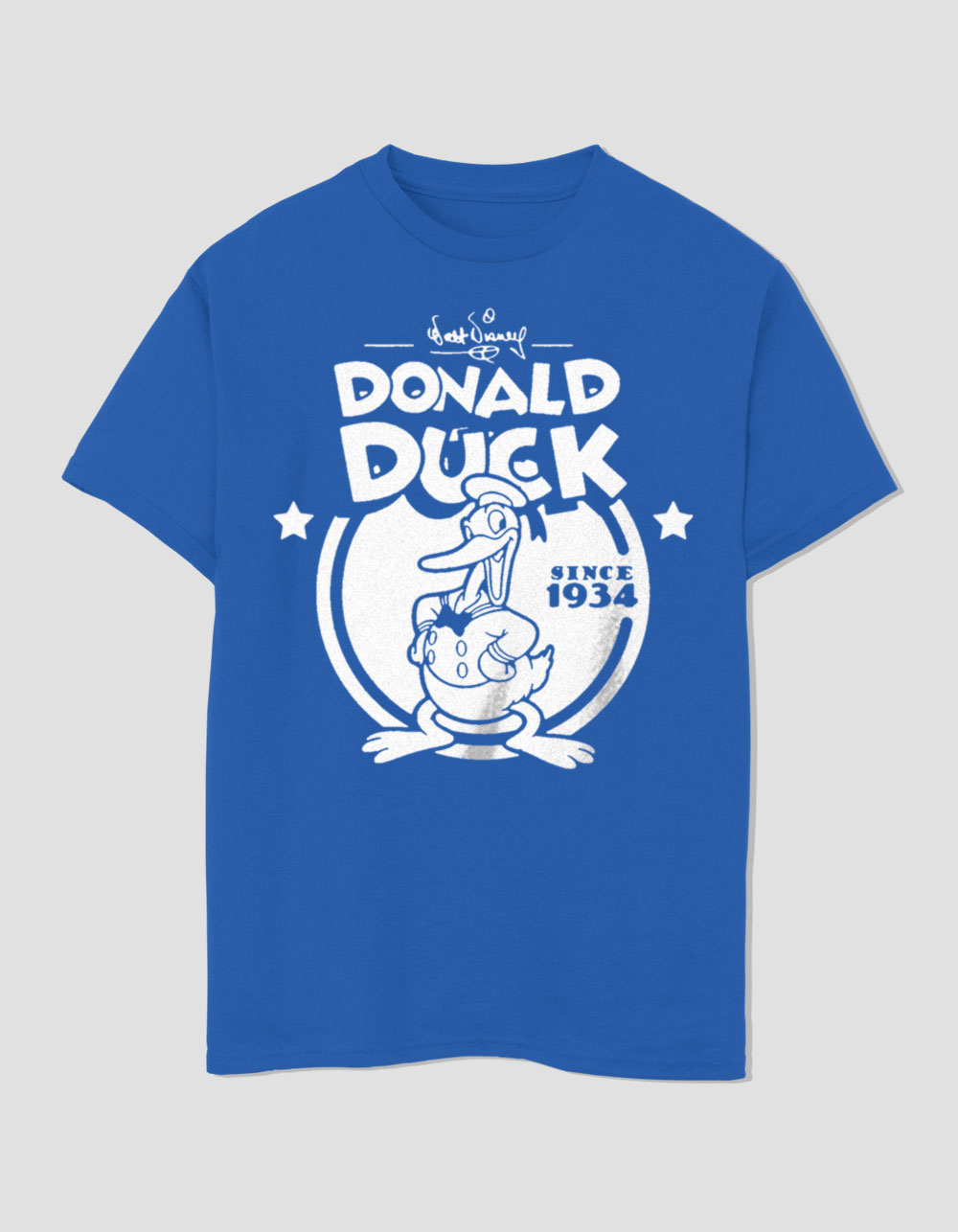 DISNEY 100TH Kids - Duck Donald ANNIVERSARY Tillys \'34 | ROYAL Unisex Since Tee