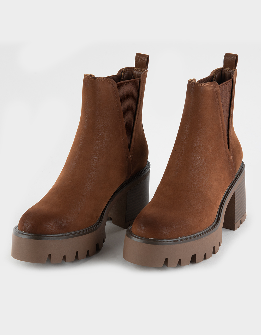 MIA Vito Lug Chelsea Womens Boots - COGNAC | Tillys