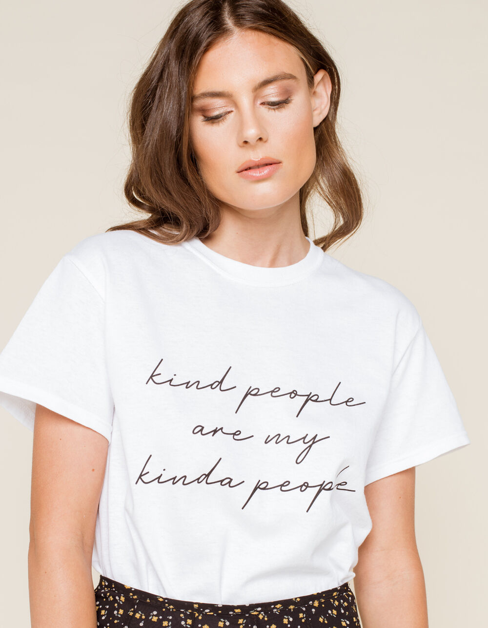 WEST OF MELROSE Kind People Womens Tee - WHITE | Tillys