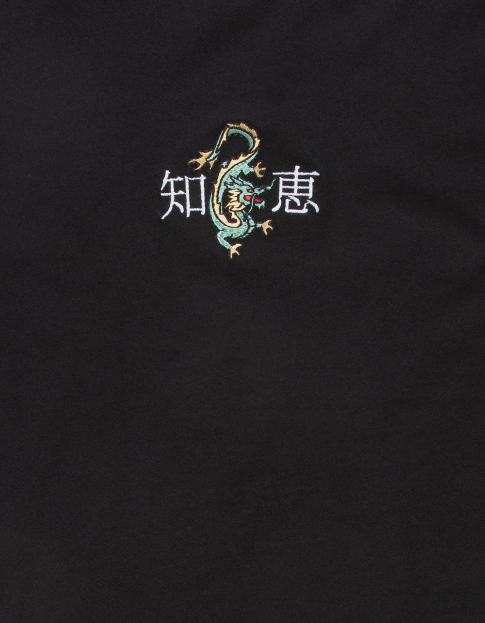 RIOT SOCIETY Dragon Mens Embroidered Tee - BLACK | Tillys