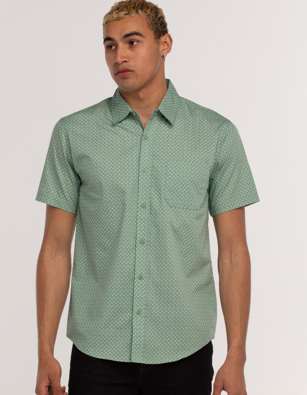RSQ Ditsy Mens Button Up Shirt - AGAVEE | Tillys