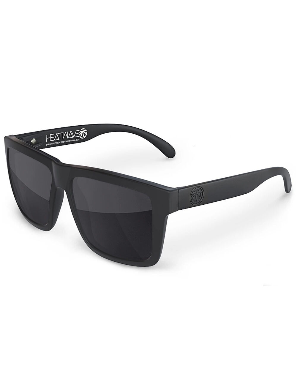 Heat Wave Visual XL Vise Z87 Sunglasses Black Frame: Black Lens