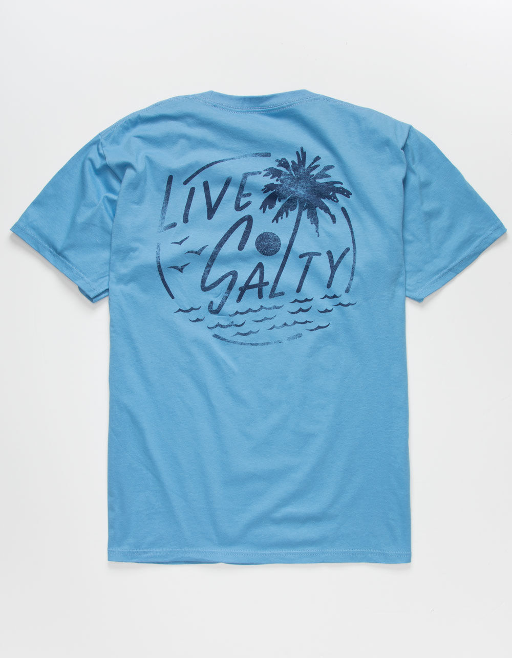 SALT LIFE Tidal Surge Mens T-Shirt - LIGHT BLUE | Tillys