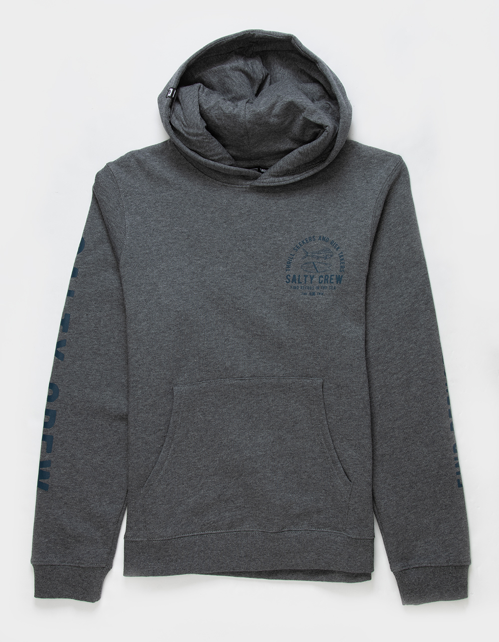 SALTY CREW Lateral Line Boys Hoodie - GRAY | Tillys