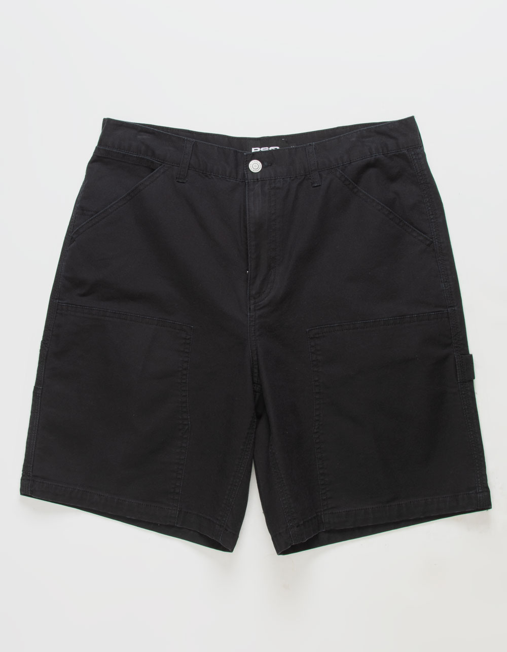 RSQ Mens Utility Canvas Shorts - BLACK | Tillys